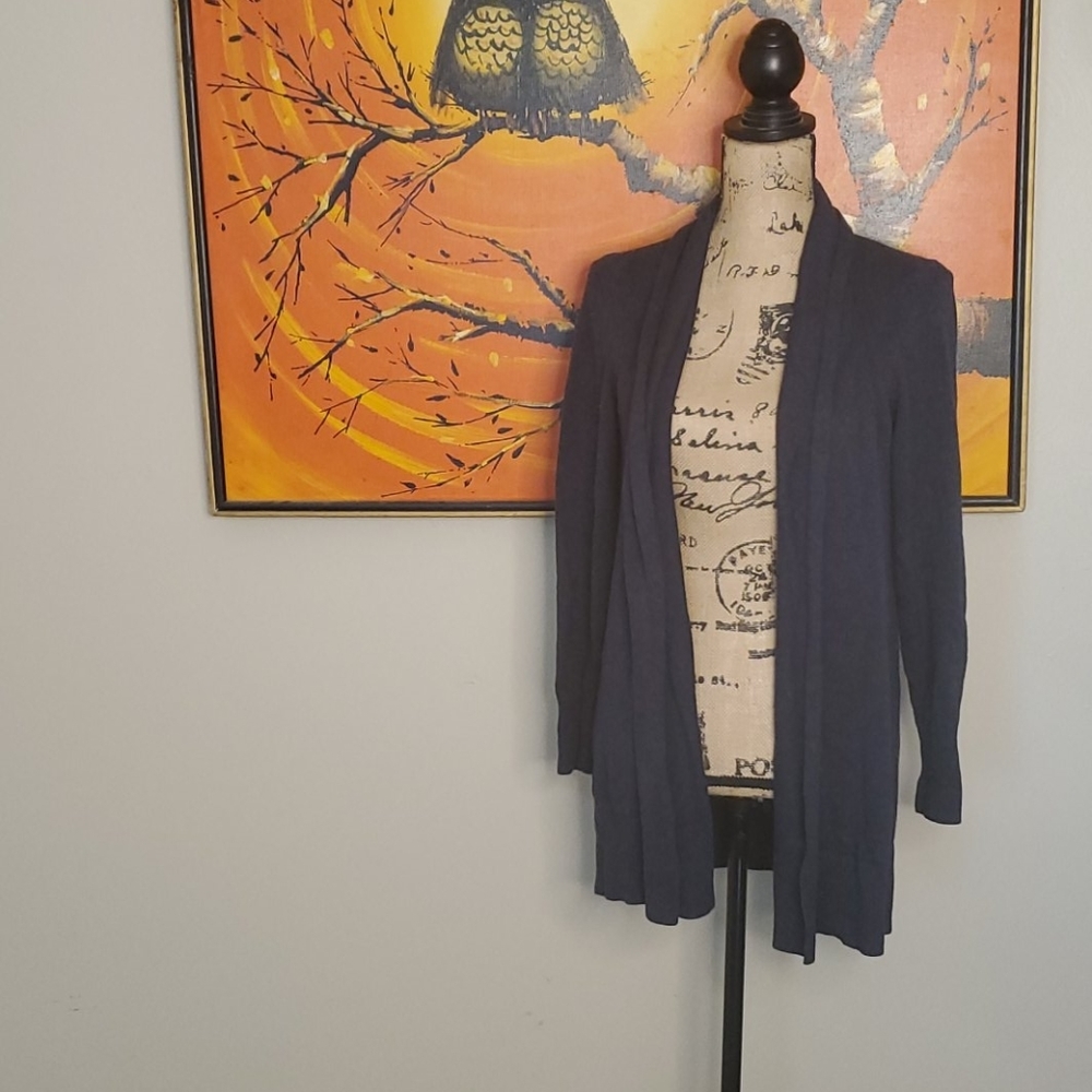 CAbi Victoria Open Front Cut Out Cardigan 3360